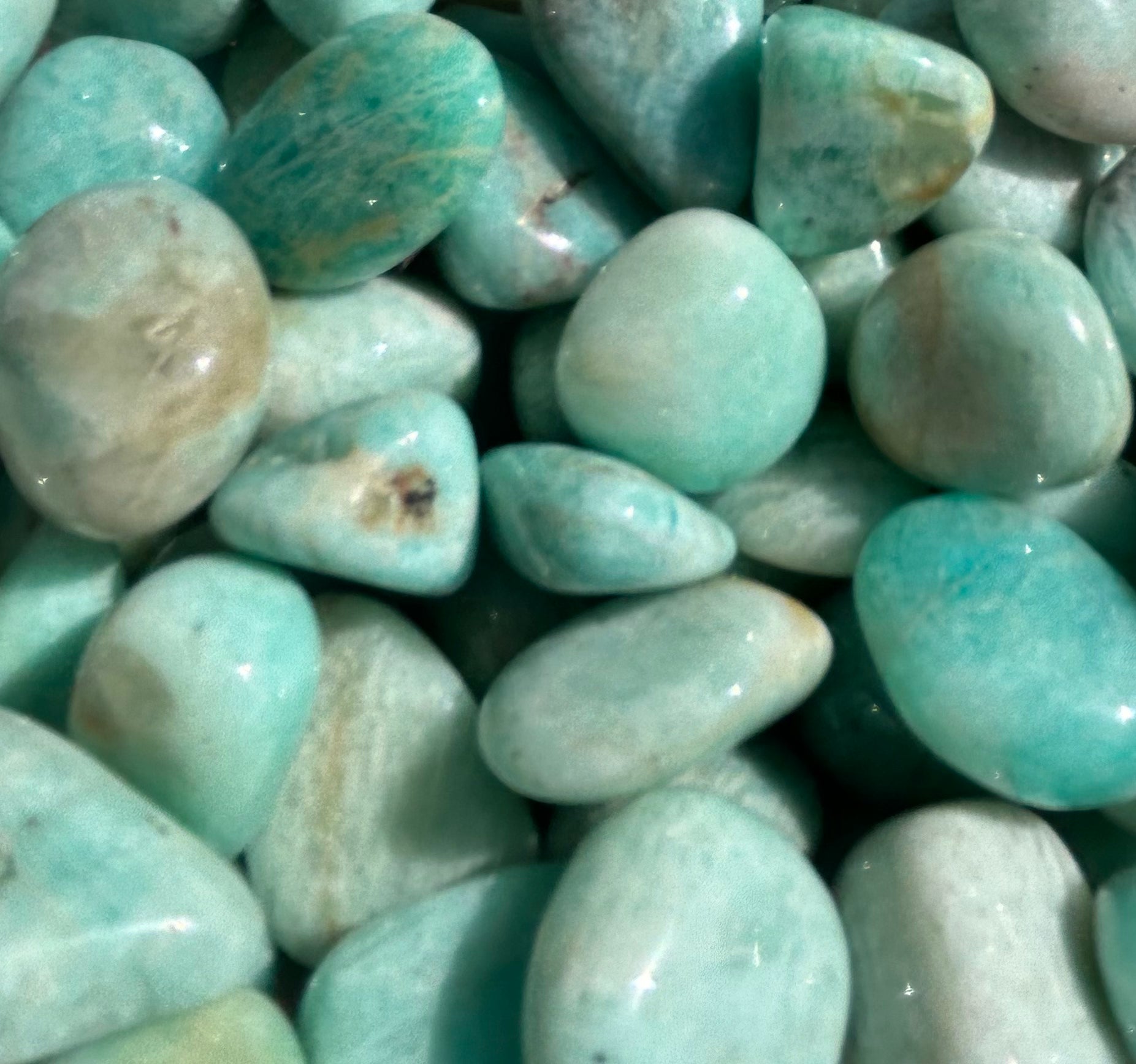 Amazonite tumble stones MMM